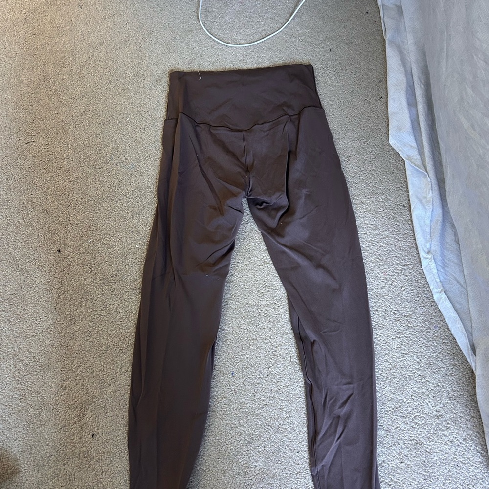 Brown Aerie High-Waisted Leggings